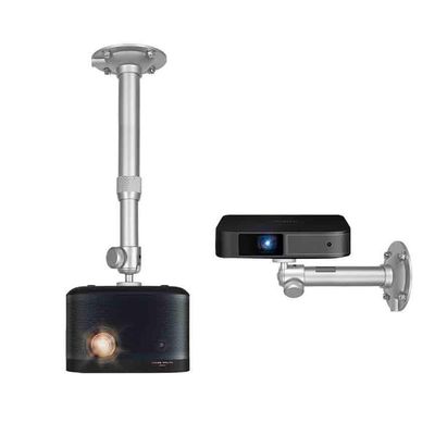 CAOJLjiaxiang-2012 Projector Mount Projector Bracket Hanging Wall Universal Telescopic Projector Fixed Bracket Hanging Ceiling Bracket Projector Bracket(Silver)