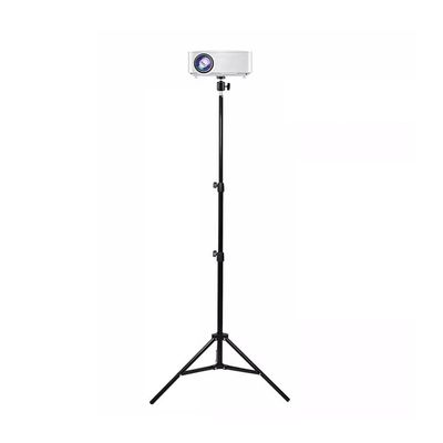 CAOJLjiaxiang-2012 Projector Mount Floor Tripod Home Projector Bracket Bedside Desktop Hole-Free 6mm Telescopic Triangle Bracket Projector Bracket(Large)