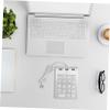 ARTIBETTER USB Numeric Keypad with USB Ports Zinc Alloy Numpad for Laptop and Desktop Lightweight and Portable Design Silver Finish view 4