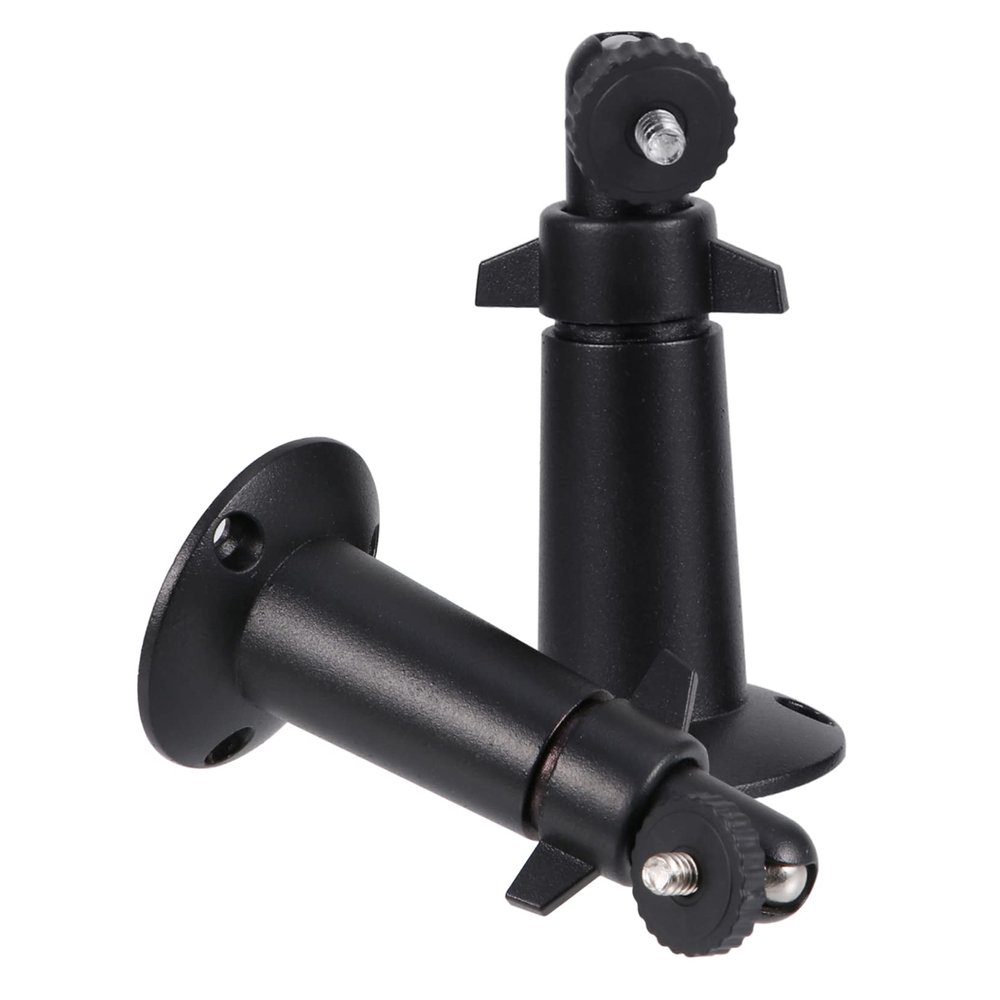 DOITOOL 2pcs Security Wall Mount Brackets CCTV Mounts Swivel Ceiling Bracket for Outdoor Indoor Systems