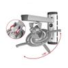 CAOJLjiaxiang-2012 Projector Mount Office Universal Aluminum Alloy Projector Bracket Rotating Projector Ceiling Wall Mount Bracket Projector Bracket(Silver) view 4