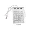LOORGVEL Retro Mechanical Keyboard Numeric Keypad USB Key Numpad USB Ports Hub for Laptop Computer view 2
