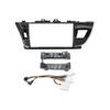 QDLASER 10.1Inch Car Radio Fascias for Toyota Corolla Levin Auris 2014-2016Android MP5 Stereo Player 2 Din Head Unit Panel Dash Frame (Frame and Cable-LHD B) view 1