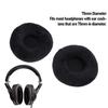 4Pcs Earphone Ear Pads for ATH S200BT SJ33 ESW9 ESW10 ES10 ATH SJ Series ATH ES Series, Foam Headphones Earpads Cushions. (Black) view 2