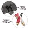 DOITOOL Car Stereo Amplifier Volume Control Knob with RCA Connectors for Gain Level and Bass Audio Management Remote Level Controller Compatible with Car Audio Systems Metal Casing view 2