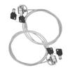Lurrose 2sets Laptop Locking Cable Keyed Theft Security Lock for Notebooks Laptops and Monitors Lightweight Easy to Use Against Theft view 1