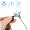 Lurrose 2sets Laptop Locking Cable Keyed Theft Security Lock for Notebooks Laptops and Monitors Lightweight Easy to Use Against Theft view 4