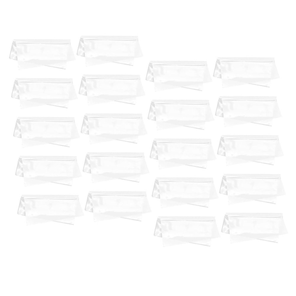 JECOMPRIS 20pcs Vinyl Record Outer Sleeves Self-Adhesive Protector for Albums Design Scratches and Liquid for Vinyl Record Storage