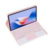 Magnetic Detachable Wireless Keyboard & Mouse Combo with Leather Cover for OnePlus Pad Go 11.4-inch Tablet  Full Wrapped Protection Keyboard Case (Pink,Touch Pad) view 1