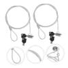 COHEALI 2sets Laptop Security Cable Lock Kit Dual Keyed Locking Cable for Laptops and Digital Devices Lightweight Rotatable Design -Theft for Home Use view 4
