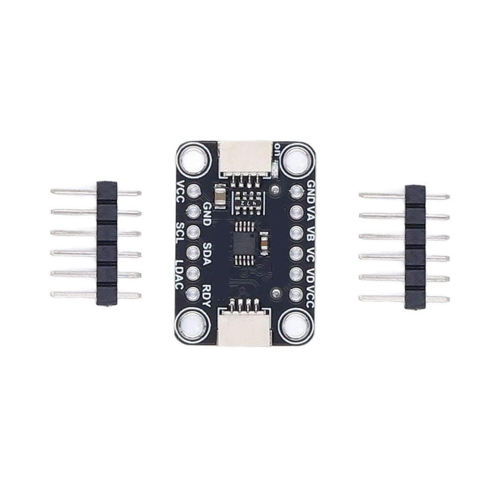 4 Way Digital to Analog Converter Module 12 Bit Quad DAC Board MCP4728 with EEPROM for Stemma QT Qwiic High Precision Voltage Setup for Electronics Projects