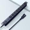 Power StripIEC C13 Metal 8 Outlet Wall Mount Heavy Duty Wide Spaced Long Power Strip with10FT C14 Plug Cable10A Rack Mountable PDU/Data Center Power Distribution view 1