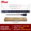 Power StripIEC C13 Metal 8 Outlet Wall Mount Heavy Duty Wide Spaced Long Power Strip with10FT C14 Plug Cable10A Rack Mountable PDU/Data Center Power Distribution view 2