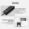Power StripIEC C13 Metal 8 Outlet Wall Mount Heavy Duty Wide Spaced Long Power Strip with10FT C14 Plug Cable10A Rack Mountable PDU/Data Center Power Distribution view 4