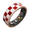 LISASRING Smart Ring Blood Pressure Monitoring 5ATM Waterproof Activity Tracker Stress/Temperature Sensor Sleep Coach & Womens Health Titanium Unisex Sport Ring Compatible with iOS/Android Rouge 10 view 1