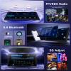 4G+64G 5.0Bluetooth Radio for Honda Civic 2006-2011 Car Stereo with IP69K Backup Camera,9inch 1280x720P IPS Touch Screen,Android Auto,DSP 32EQ,FM/RDS,Weather Display,Mirror Link RCA SWC view 4
