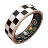 LISASRING Smart Ring Blood Pressure Monitoring 5ATM Waterproof Activity Tracker Stress/Temperature Sensor Sleep Coach & Womens Health Titanium Unisex Sport Ring Compatible with iOS/Android Ink 13 view 1