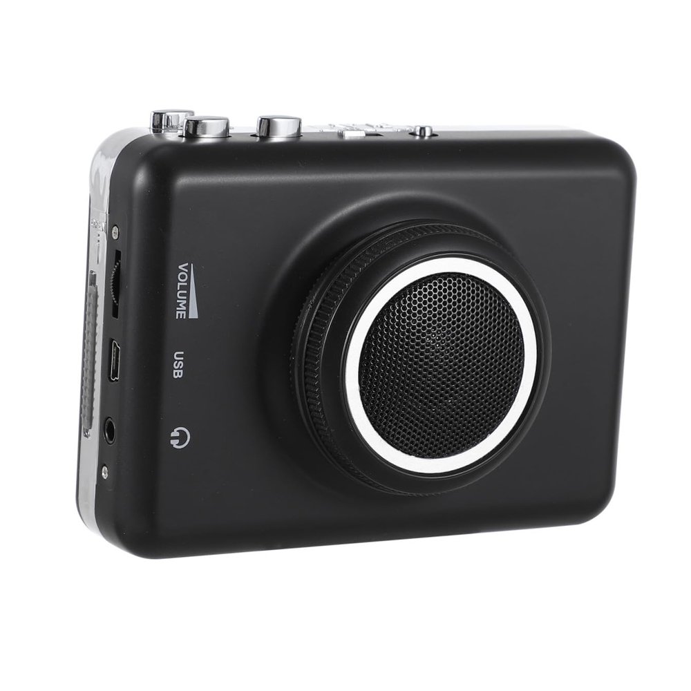 MERRYHAPY Cassette to Mp3 Conversion Cassette Player Speaker Tape to Digital Music Player Personal