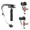 Camera Stabilizer for and Mirrorless Cameras Bow-Shaped Aluminum Alloy Handheld Stabilizer with Adjustable Counterweights view 2