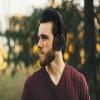 KUUCAT H9 Rotatable Wireless Headphones Over The Ear with1.5m Audio Cable,Built-in Mic, Deep Bass Foldable Hi-res Lightweight Bluetooth Headsets for Home,Travel,iOS,Android,Outdoor(Black) view 2