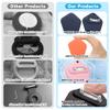 Air tag Holder for Kids Hidden GPS Tracker Case (Not Silicone) | New Material (Fully Waterproof) (Fully Closed) | Air Tag Hidden Kids Holder with Invisible Pin (Orange 1) view 3