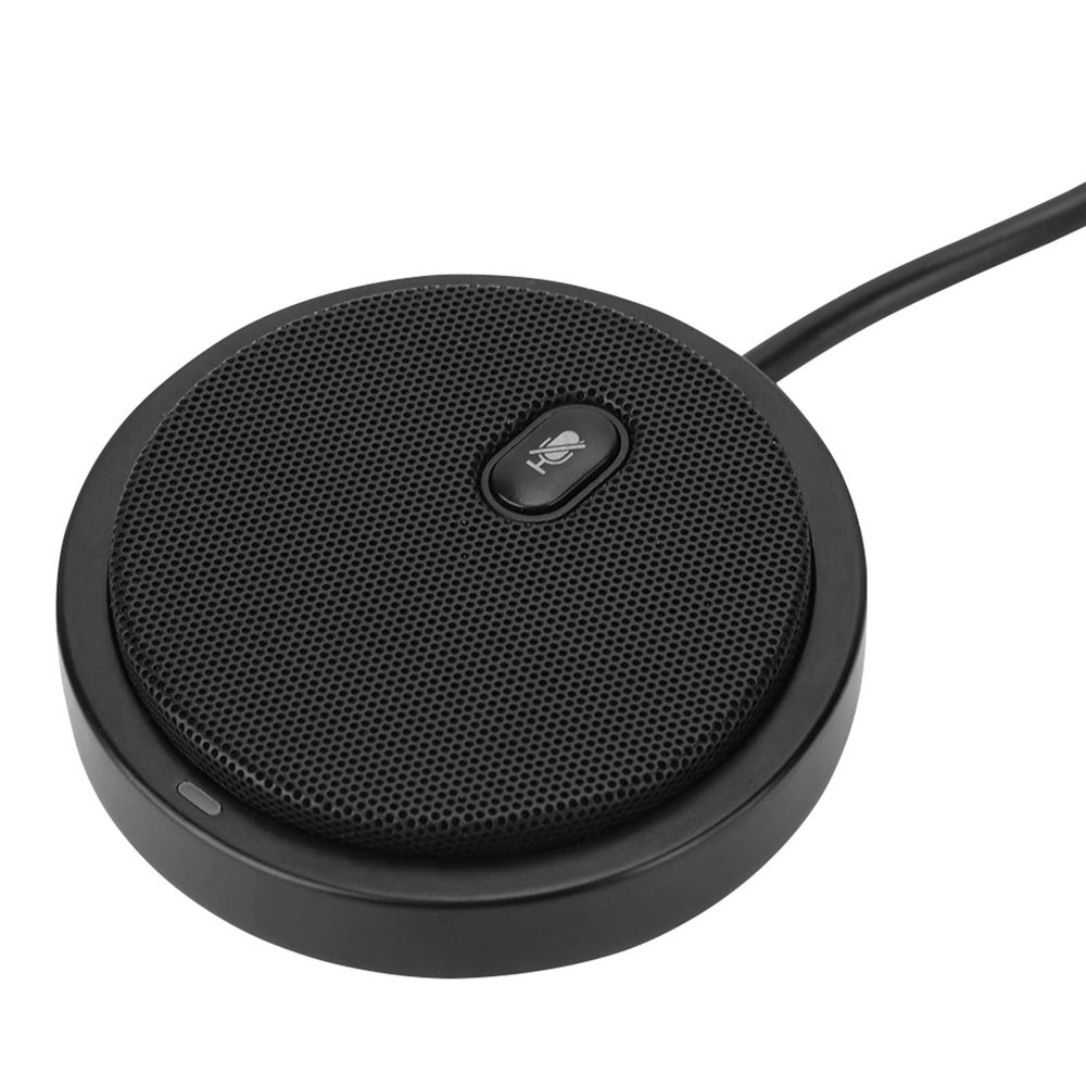 aqxreight M2 Wired 360 Pickup Omnidirectional Microphone for Desktop and Conference Use