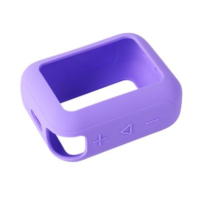 XBERSTAR Silicone Cover Case Compatible with JBL GO4 Speaker Protective Case Soft Silicone Cover (Purple)
