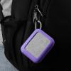 XBERSTAR Silicone Cover Case Compatible with JBL GO4 Speaker Protective Case Soft Silicone Cover (Purple) view 3
