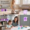 CD Player Portable Bluetooth Rechargeable: CD Players for Home Kegaudio 1800mAh Desktop Wall CD Player with Speakers with Dust Cover FM Radio USB Remote Control view 3
