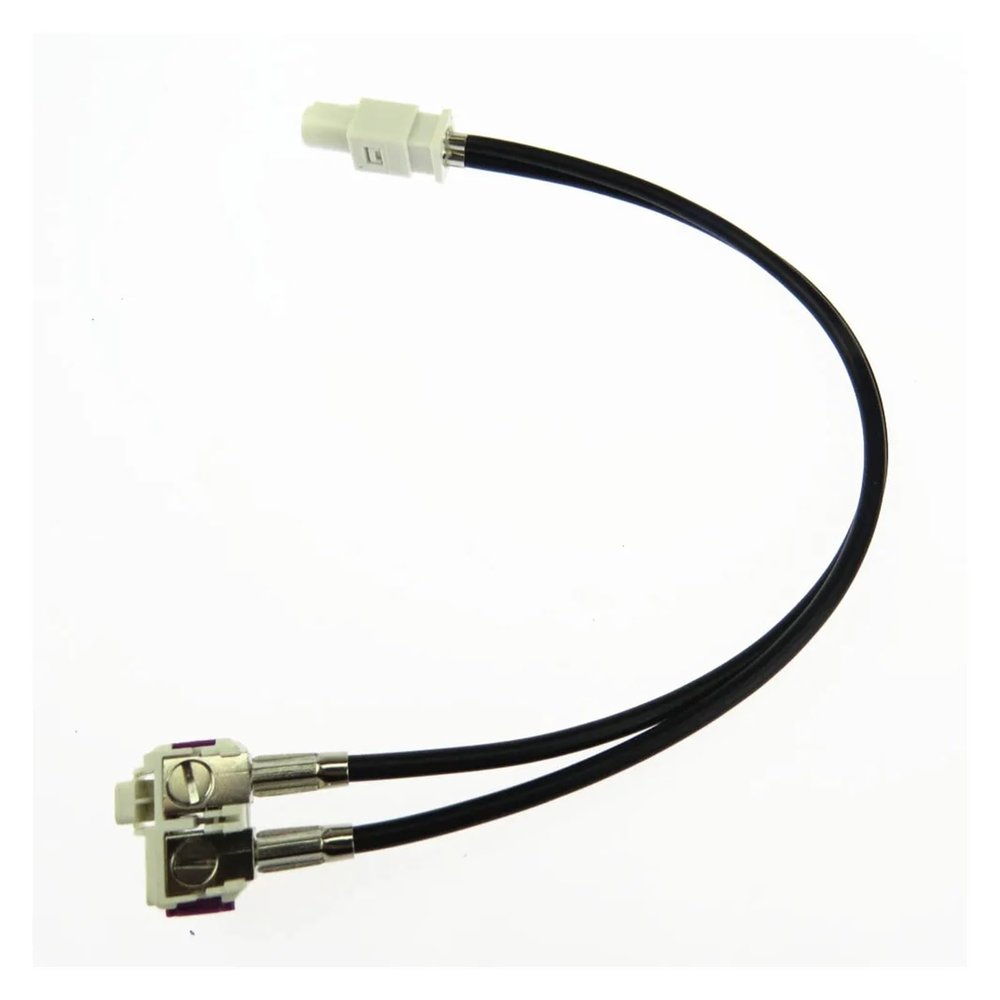 XIBEIKE RCD510 MIB Radio Antenna Dedicated Double Head 1 Turn 2 2-in-1 Wiring Tail Line for VW Tiguan Golf Jetta 5 6 Passat Polo