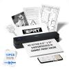 iDPRT Portable Printer Wireless for Travel - Bluetooth Mobile Printer Support for 8.5"x11" US Letter, Inkless Compatible with iOS, Android, Laptop for Office, Car and Home (pro, Black) view 1