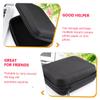 Angoily Storage Bag Cable Organizer Box Electronics Organizer Black Large Rectangular Pouch Bag for Cord Management view 2