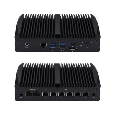 Qotom Q30952UE Barebone System 6X 2.5G LAN,2xSFP+ Mini Computer