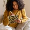 Clear Case for Kindle Scribe 10.2" (2024/2022 Release), Slim Transparent Soft TPU Protective Cover for Kindle Scribe with Shockproof Bumper Scratch-Resistant Back, Leopard Print view 3