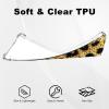 Clear Case for Kindle Scribe 10.2" (2024/2022 Release), Slim Transparent Soft TPU Protective Cover for Kindle Scribe with Shockproof Bumper Scratch-Resistant Back, Leopard Print view 4