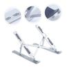 ARTIBETTER Adjustable Aluminum Alloy Laptop Stand Foldable Riser for Desk Ergonomic Height Adjustable Holder Portable Laptop Stand for Use Silver view 4