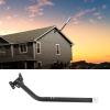 Adjustable Pivot Lock Bracket J Pole Mast Mounting Kit with Antenna Adapter for Gen 2 Rectangular, Wall Eave or Roof Mounting, Heavy Duty Steel view 4