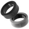 Chofit Soft Silicone Protector for UltraHuman Ring AIR Cover,Compatible with Ring Air Protector, Flexible Elastic Case for Women&Men (Black&Clear, M,10/11/12/13/14) view 1