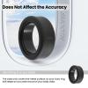 Chofit Soft Silicone Protector for UltraHuman Ring AIR Cover,Compatible with Ring Air Protector, Flexible Elastic Case for Women&Men (Black&Clear, M,10/11/12/13/14) view 4