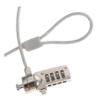 VILLCASE 1.8m Locking Cable Security Lock -Theft Wire for and Monitors Compatibility Built view 1
