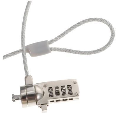 COHEALI 1.8m Laptop Security Cable Lock Theft Wire for Notebooks and Tablets Compatible Devices and Easy to Use for Home Office Security