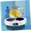 Alipis USB Smart Cup Warmer Warmer for Office Desk Use Automatic Shut-Off Lightweight and Portable Beverage Heating Plate for Coffee and Tea view 4