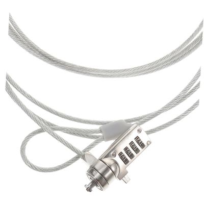 TEHAUX 1.8m Computer Supply Security Cable Lock Laptop Locking Cable Digital Code Portable