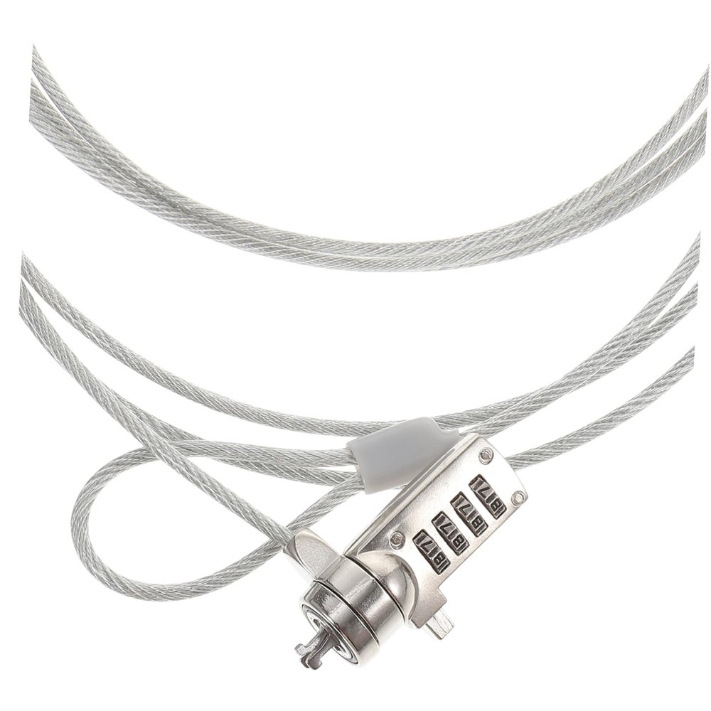 TEHAUX 1.8m Computer Supply Security Cable Lock Laptop Locking Cable Digital Code Portable
