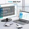 Wireless HDMI Transmitter and Receiver 4K, 328FT/100M Long Range HDMI Extender with Ultra-Low Latency, Plug & Play Streaming Device for PC, Laptop, Projector, TV, Home Theater & Gaming view 3