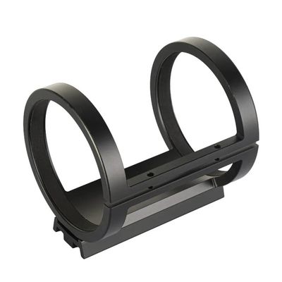 97mm Long Telescope Hoop Alloy Bracket with Mounting Plate for Astronomical Monocular Telescopes