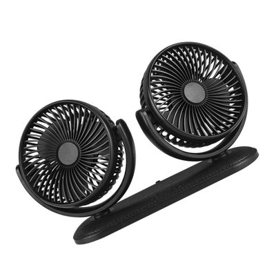 DECHOUS 1pc Dual USB Car Cooling Fan Speed Portable Dashboard Fan for Cars Backseat Use Travel and Hot Weather Compact and Efficient Vehicle Air Circulator
