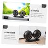 DECHOUS 1pc Dual USB Car Cooling Fan Speed Portable Dashboard Fan for Cars Backseat Use Travel and Hot Weather Compact and Efficient Vehicle Air Circulator view 3
