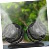 Anneome 1pc Car Cooling Fan Dual USB Fan for Car Dashboard Low Noise Angle Portable Vehicle for Suvs Trucks and view 2