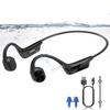 ANOUV Bone Conduction Headphone Wireless Headphone Built-in 64GB MP3, IPX8 Waterproof Swimming Open Ear Headphones with Mic,Bluetooth 5.3 Sports Earphone Black view 1